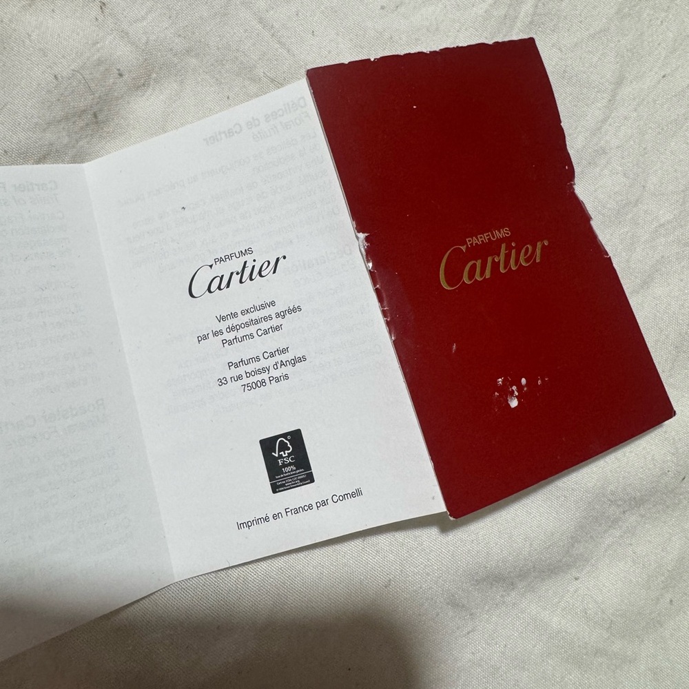 Cartier Perfume Sample Container - Picture 4 of 5